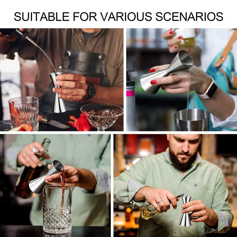 Cocktail Jigger for Bartender Double Japanese Style Jigger with Inside