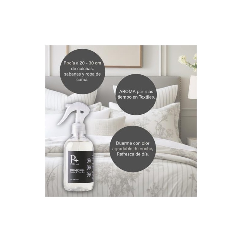 Bruma Aromática Solara, 225 Ml - Aromatizante Ambiental y Textil