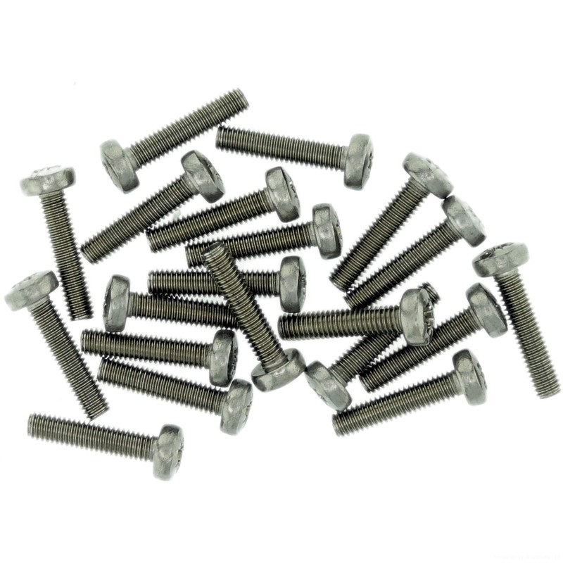 M3.5 (3.5mm x 8mm) Pozi Pan Machine Screw (Bolt) -