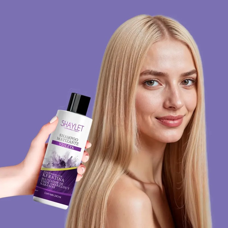 Shampoo Matizante Violeta Con Keratina 240 Ml