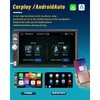 Single Din 7 Inch Car Stereo with Carplay Android Auto
