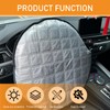 Shakas Car Steering Wheel Cover Sun Shade, Aluminum Film Car