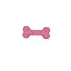 Rubber Dog Bone (Small, Pink)
