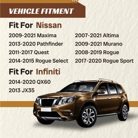 Chassora K750095 K750094 2PC Front Stabilizer Sway Bar End Link for Nissan Maxima Altima Pathfinder Murano Quest Rogue Select/Sport for Infiniti 2014 2015 2016 2017 2018 2019 2020 QX60 2013 JX35