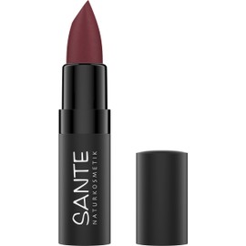 SANTE Naturkosmetik Ultra Matte Lipstick 08 Vibrant Plum