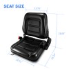 Universal Forklift Seat/Tractor Seat - Compatible with Forklifts, Tractors, Zero-Turn