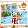 Yusongirl Christmas Window Clings Stickers Large Santa Claus Christmas Decorations