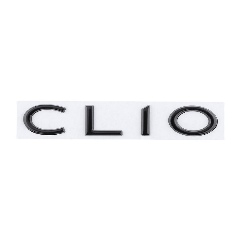 Clio Emblem Car Sticker Tailgate Badge Decoration Logo (Black)