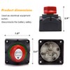 1-2-Both-Off Battery Switch 12V-60V Battery Disconnect Master Cut Shut Off