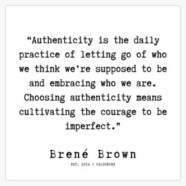 14 |190911 | Brene Brown Quote | Sticker Bumper Sticker Vinyl Decal 5"