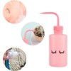 Botella de limpieza de belleza, cuentagotas con boquilla curva para