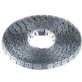 32ft Upholstery Metal Flexible Tack Strip for Furniture, Chairs, Sofas – Curve-Ease Grip for Easy Installation