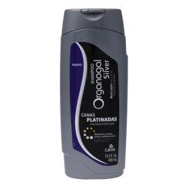 2 Pzs Grisi Platinador Shampoo Organogal 400ml                                                                                                        