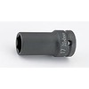Koken 14301X-33 1/2 inch (12.7 mm) SQ. Impact Hexagonal Semi-Deep Socket (Thin) 1.3 inches (33 mm)