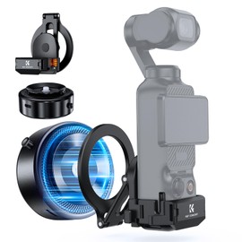 K&F Concept Osmo Pocket 3 Dedicated Electric Suction Cup, Magnetic Mount, MagSafe Attachment, Automatic Adsorption and Magnetic Adsorption, Built-in Pressure Sensor, Storage Case Included, Osmo Pocket