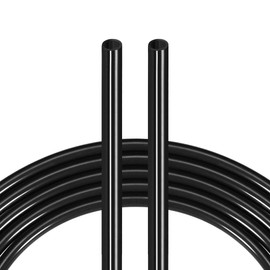 sourcing map Pneumatic Tubing, Air Compressor Tube Hose PU Air Line Hose 4mm ID x 6mm OD x 11m/36Ft Black
