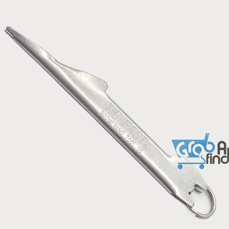 Bommerang TIE-Fast Fishing Line Knot Tyer for Fly Fishing, Silver