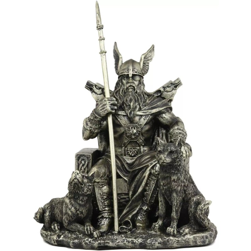 Ebros Norse Viking Mythology Odin The Alfather Sitting On A