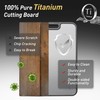 2 in 1 Pure Titanium Cutting Boards for Kitchen Chopping