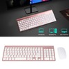 2.4G Wireless Keyboard and Mouse Combo with USB Adapter Ultra