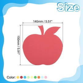 PATIKIL Bulletin Cutouts Paper, 108 Pcs Fruit Shaped Bulletin Board Paper Cut Outs Decorations for Classroom DIY Crafts Projects Party Supplies, Multicolored