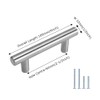 goldenwarm Cupboard, Drawer, Door Handle, Stainless Steel Bar Handle, LS201BSS64,