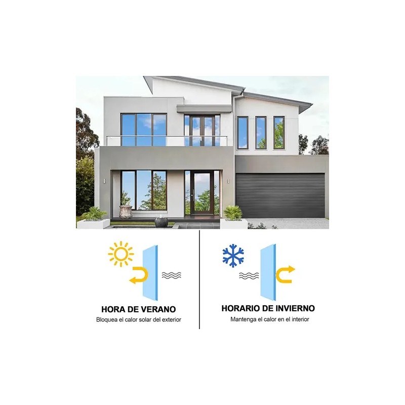 Película Espejo Privacidad Para Ventana Antirayas 10m X 75cm