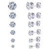 Cartilage Stud Earrings Set Surgical Steel Earrings for Women Men