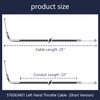 HASMX 576563401 Left Hand Throttle Cable for Husqvarna 560BFS, 570BFS