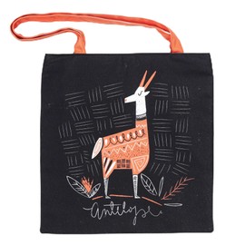 Marubhumi Aesthetic Tote Bag with Zipper Reusable Shoulder Bag for Women Lady Canvas Cotton Tote Bag - Casual Vacation, Shopping, Work, Gym (antelope)