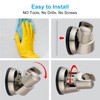 Hibbent Vacuum Suction Cup Shower Head Holder, Removable Shower Head