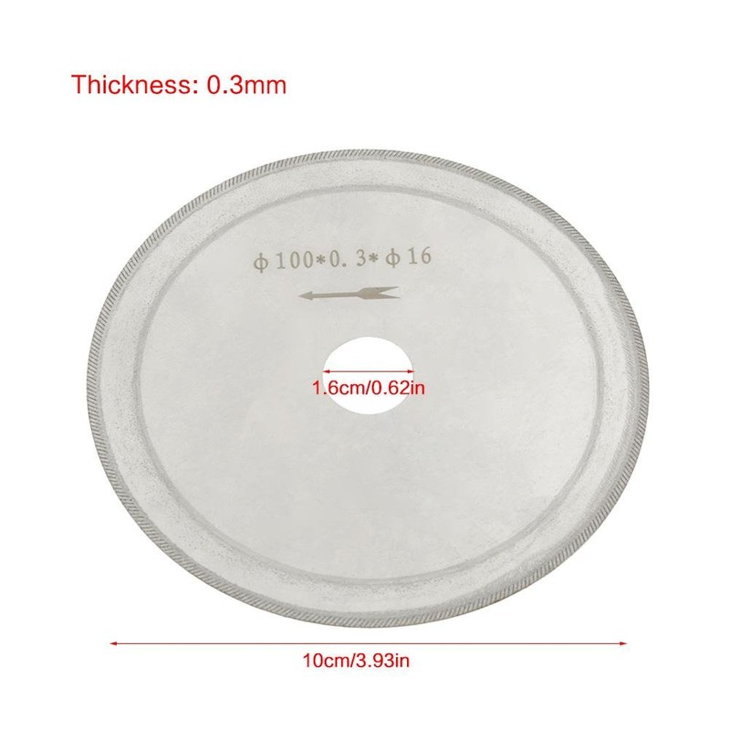 Yosoo Diamond Blade Gemstone Cutting Blade Thin Diamond Thin Groove