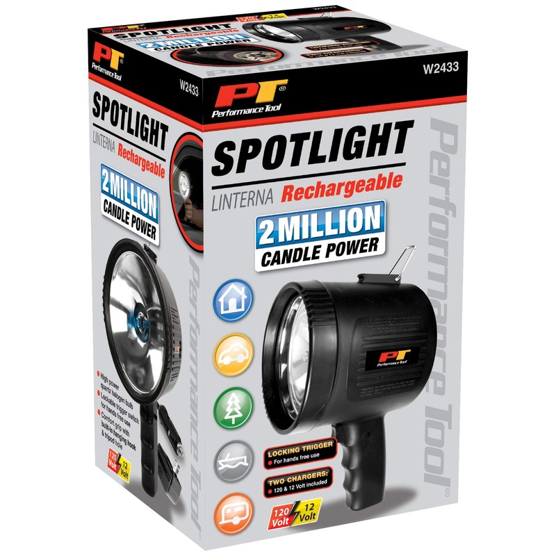 Performance Tool W2433 2-Million Candle Power Spotlight