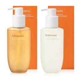 Sulwhasoo 설화수 순행 클렌징 2종 (폼200ml+오일200ml) Sulwhasoo Gentle Cleansing Duo (Foam 200ml + Oil 200ml)
