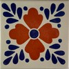 4.2x4.2 9 pcs Terra Tlaquepaque Talavera Mexican Tile