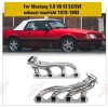 GEARZAAR For 1979-1993 Mustang 5.0L V8 GT/LX/SVT Stainless Steel Exhaust