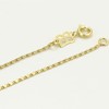 18k Yellow Gold Plated 40cm 16'' Wan Zi Necklace 1mm