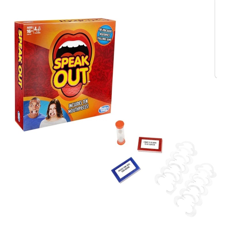 Hasbro Speak out Kids VS Parents Game Complete Board game