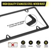 Oyviny Trailer License Plate Bracket Holder Frame Kit for Boat