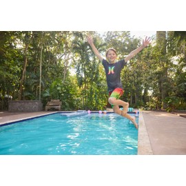 Hurley Boys Rash Guard Shirt, Black/Icon