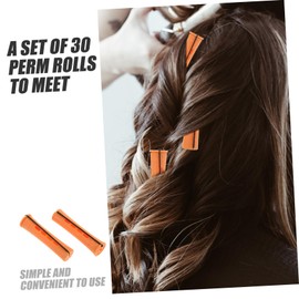 WOONEKY 30pcs Flexible Plastic Perm for Hair Curling Spiral Hair Rollers for Long Diy Styling Tools Portable and Lightweight Curlers for Home and Travel Use