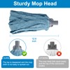 KeFanta Mops for Floor Cleaning,One Mop Handle with 2 Blue