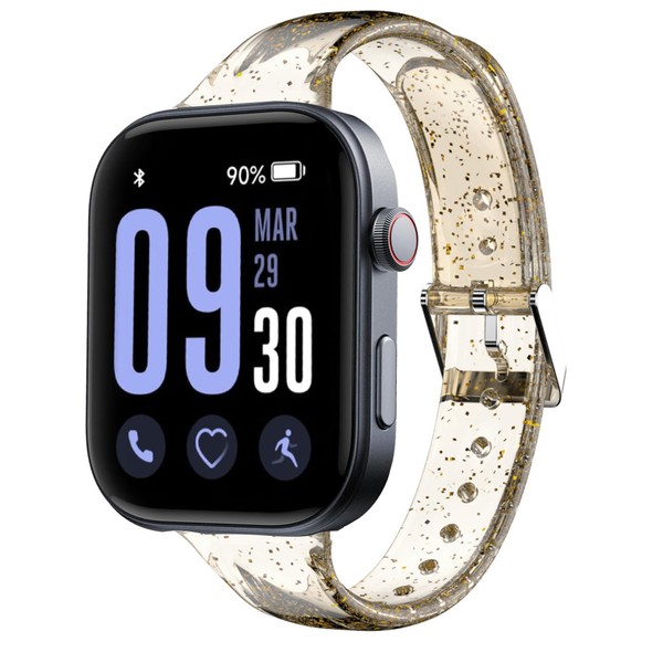 GTX13, GTX12 Smart Watches Band, Lamshaw 22mm Glitter Clear Silicone