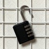4-Digit Dial Combination Lock - Black Large 2ea