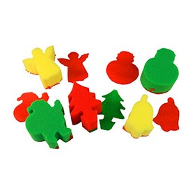Christmas Sponge Painting Set 5 Pack
