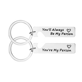 Matching Couple Gifts for Him and Her Girlfriend Boyfriend Keychain Wife Husband Wedding Anniversary Birthday Gifts Matching Keychains for Couples Engagement Gift Fiancee Fiance Bf Gf Birthday Gift