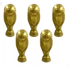Codalis Set 5 Vasos Tipo Trofeo Copa Mundial Alcancia
