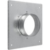 Duct Connection Flange Diameter 80 mm, Galvanised Steel, Straight or