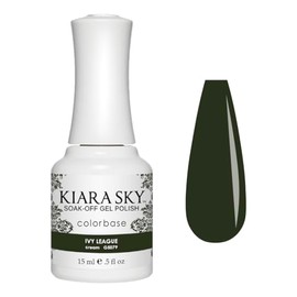 KIARA SKY Gel Polish | Soak-Off All In One 0.5 fl oz | G5079 Ivy League (Deep Green Shade)