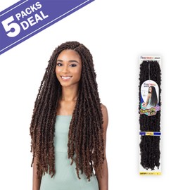 FreeTress Crochet Braids Butterfly Loc 24" (5-pack, 4)